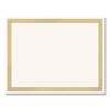 Great Papers! Foil Border Certificates, 8.5 x 11, Ivory/Gold, Braided, PK12 936060